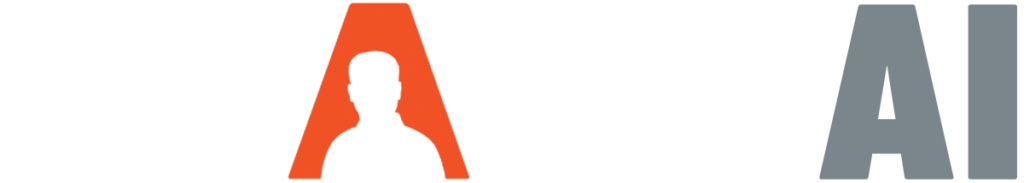 Clark AI Managed Services reverse logo with gray AI.
