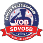 Clark AI Managed Services Veteran Owned Small Business badge.